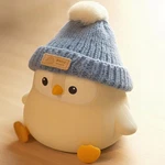 Famiduo Penguin Lamp With Knit Hat,kawaii Night Light,food Grade. Fixed Price $31.49.
