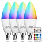 E12 Led Candelabra Light Bulbs, Color Changing Candle, B11 40w Incandescent E.... Fixed Price $31.36.