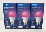 Tapo Light Bulb L531e(us) Smart Wi-fi Multicolor Tp-link Lot Of 3 New Sealed. Fixed Price $10.55.