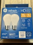 Ge Refresh Led Light Bulbs A15 Dimmable 40w Uses 4w Energetic Daylight 2 Pack. Fixed Price $9.99.
