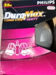 4 Philips Duramax 25 W Soft White G25 Vanity Globes. Fixed Price $6.00.