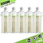 5 Pack-200w Led Corn Light Bulb 1000w Equivalent Commercial Grade 30,000lm E39. Fixed Price $376.23.