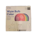 Wyze Bulb Color, 1100 Lumen Wifi Rgb And Tunable White A19 4 Pack, Color. Fixed Price $35.00.