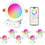 Ilc 4 Inch Led Reccessed Downlights Compatible With Alexa (hub Required), 10w, A. Fixed Price $60.36.