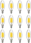 Sunlite Led Filament B11 Torpedotip Chandelier Light Bulb5 Watts Dimmable 12-pk. Fixed Price $60.18.