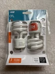 (2-pk) Feit Electric T3 Spiral Non-dimmable Cfl Compact Bulb Soft White 60w. Fixed Price $8.89.