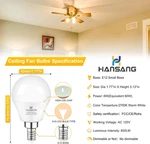 6 Watt (60w Equivalent) Led Bulbs, E12 Small Base Candelabra Round Light Bulb.... Fixed Price $18.95.