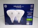 Ge Reveal 2-pack 85 W Equivalent Dimmable Color-enhancing Br40 Led Light Bulbs. Fixed Price $12.99.