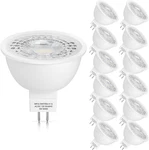 Mlambert 12 Pack Mr16 Led Bulbs 50w Halogen Equivalent,5000k Daylight White,5w G. Fixed Price $44.30.