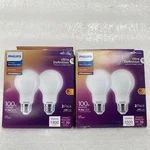 Phillips Dimmable Warm Glow Effect Soft White 1500 Lumens 2 Pack 4 Bulb. Fixed Price $34.99.