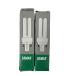Damar Compact Fluorescent Twin Tube 4-pin 13 Watt Bulbs G24q-1 Set Of 2 Nip. Fixed Price $9.75.