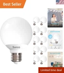 Certified Dimmable Led Bulbs - 10 Pack G25 Warm White For Instant On Lighting. Fixed Price $40.50.