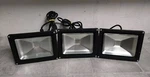 Lot Of 3 Houlight Uv Led Flood Light 20w. Fixed Price $74.95.