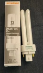 5 Sylvania 20667 Cf13dd/e/841/eco 13-watt 4100k 4-pin Cfl. *free Shipping. Fixed Price $36.00.