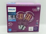 2 Pack Philips Daylight Led 40w (5w Led) Dimmable E26 Base. Fixed Price $12.34.