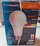 Ecosmart Smart Cec Led Light Bulb With Voice Controla21 100w Color Changing*494. Fixed Price $14.99.