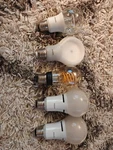 Lot Of 5 Philips Bulbs Slimstyle Led 8w Soft White Light Dimmable And Various. Fixed Price $29.99.