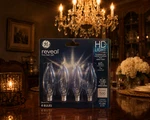 Ge Reveal Hd+ Decorative Clear Light Bulbs 4 Pack Chandelier Vanity. Fixed Price $24.99.