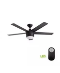Home Decorators Collection Sw1422mbk 52 Inch Ceiling Fan With Led Light - Black. Fixed Price $63.99.