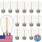 15-pack S14 Led String Light Bulbs, Waterproof, Warm White 2200k, E26 Base. Fixed Price $14.56.