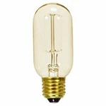 Satco 40t14/cl/15s/120v Vintage - S2417. Fixed Price $14.28.