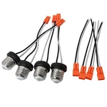 Bllndx E26 Medium Socket Adapter 4pairs Male Screw In Light Bulb Sockets Pigtail. Fixed Price $14.08.