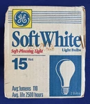 Ge 15w Soft White Incandescent Light Bulbs 120v Unused 2 Pack. Fixed Price $13.95.