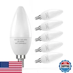 Partphoner E12 Led Bulbs B11 Candelabra 60w Equivalent 5000k Cold White 6-pack. Fixed Price $11.64.