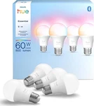 Philips Hue Essential Smart Led A19 Bulb White & Color Ambiance, 8.8w, 4-pack. Fixed Price $42.99.
