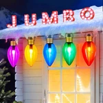Moonflor Super Jumbo C9 Christmas Pathway Lights Outdoor - 2 Pack Total 22ft .... Fixed Price $118.11.