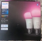 Philips Hue 548610 Cfh Smart Light A19 Bulbs - 60w, Multicolor, Pack Of 2!!. Fixed Price $49.99.