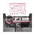 27pcs Pink Interior Trim Panel Kits Fit For 2021-2026 Ford Bronco De.... Fixed Price $439.00.