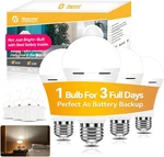 Neporal Lite Pro Rechargeable Light Bulbs, 2600mah 4 Count (2600mah), White. Fixed Price $43.62.