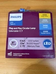 Philips 22w Equivalent 8 In. Multi-cct C-t9 G10q Base Circline Led Light Bulb. Fixed Price $15.00.