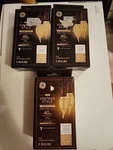 Ge Led Light Bulbs Bent Tip Amber Glass Edison Vintage Style Lot Of 3 Boxes. Fixed Price $19.00.