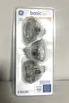 3 Ge Basic 50w Eq 6w Soft White Dimmable Led Light Bulb Indoor Floodlight Gu10. Fixed Price $11.99.