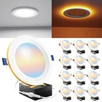 Sunco 12 Pack 6 Inch Led Recessed Light With Night Light, Flush Mount Ceiling.... Fixed Price $118.33.