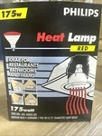 Red Heat Lamp 175w Bulb Genuine Philips Ir-175c-par 4.75". Fixed Price $29.99.