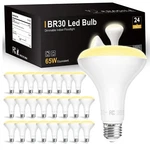 Dalattin 24 Pack Br30 Led Bulbs 65w Equivalent, Dimmable Indoor Flood Lights .... Fixed Price $81.88.