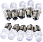Gutreise 10pcs E10 Screw Dc6v Cold White Spot Led Bulb Light Lamps +10pcs. Fixed Price $12.99.