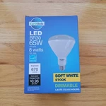 12 X New Earthbulb Led Br30 65w 670 Lumens Soft White 2700k Dimmable. Fixed Price $50.00.