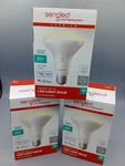 3x Sengled Smart Bulbs, Wifi Flood Lights, Soft White Br30 Led Bulb. Fixed Price $24.00.