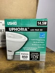 Lot Of 6 Ushio Uphoria 14.5w Par30 Led 3000k Dimmable Light Bulb #1003873. Fixed Price $34.99.
