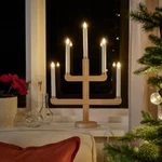 Ikea Strala Led 5-arm Candelabra Pine Wood 22" 805.633.12 New. Fixed Price $22.90.