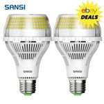 2 Pcs Led Light Bulbs 40w 6000lm 400w Equivalent A21 5000k Daylight Lamps Sansi. Fixed Price $39.96.