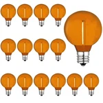 G40 Orange Led Replacement Bulb 1w Decorative Light Bulbs Shatterproof Waterp.... Fixed Price $46.14.