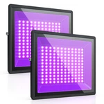 Glostars 2-pack Uv Black Light. Waterproof Ip66 Us Plugswitch. Lights For. Fixed Price $58.26.