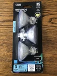 Feit Electric Gu10 Bi-pin 35-watt Mr-16 Led Bulbs Daylight 5000k 3-pack. Fixed Price $9.95.