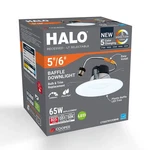 Halo 5/6 In. Selectable Cct Integrated Led Recessed Light Trim, 600 Lm./1000 Lm.. Fixed Price $22.00.