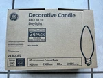 Ge Led Candle B11 B11c 5w 5000k Daylight 500lm Clear 24-pack Non-dimmable. Fixed Price $19.99.